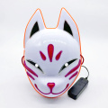Máscara facial completa LED Glow Anime Fox
