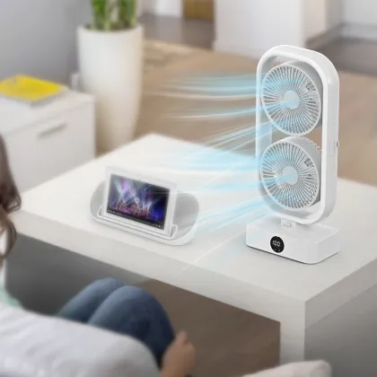 Small Double Tower Fan