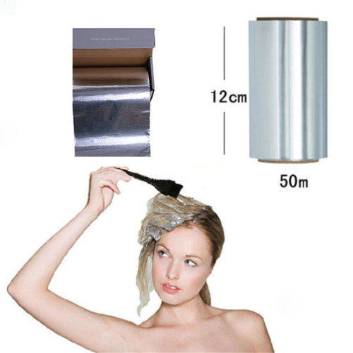 Rollo de aluminio de aluminio para cabello extra ancho de 120 mm