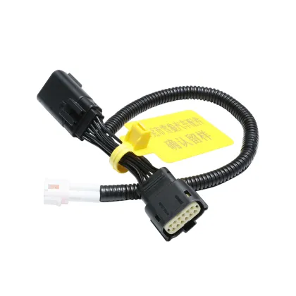 Auto MOLEX 12-hole headlight socket cable connector adapter