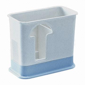Plastic Chopstick Box, Made of PP, Used for Holding Chopsticks and Ceramic Spoons, with Suction Cup