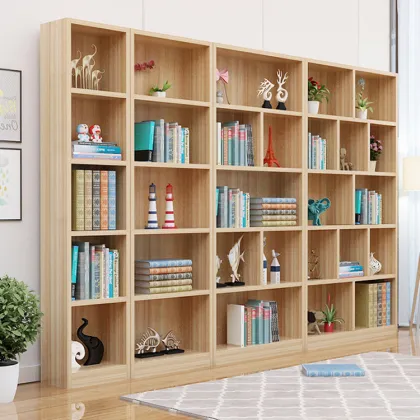 Wooden Bookcase for Modern Furniture - Library Shelves and Bookcase