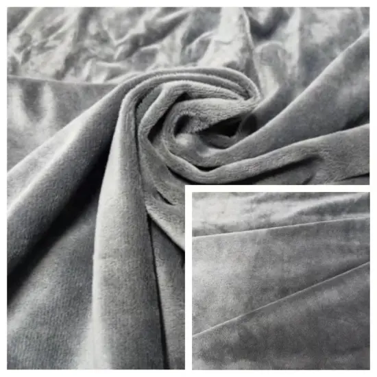 100%Polyester One Side Super Soft Fleece Fabric