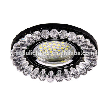 Crystal glued MR16 GU5.3 downlight with clear crystal house decoration side lighting