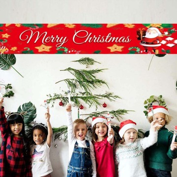 Grandi stendardi per pareti interni e bandiere all'aperto: Natale, Halloween, Decorazioni per il capodanno