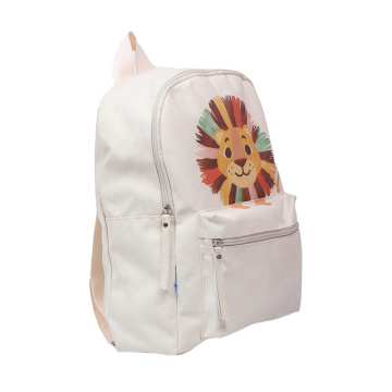 New Style China Factory Fournit directement des sacs d&#39;école en toile de forme de lion