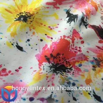 printed/bronzing/ hot stamping tricot brush fabric