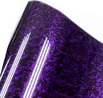 RCWRAP 1.52*16.5M Forged Carbon Fiber Purple Vinyl Wrap Roll