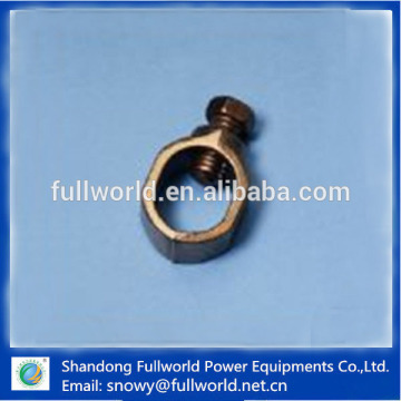 Ground rod clamp and copper ground rod