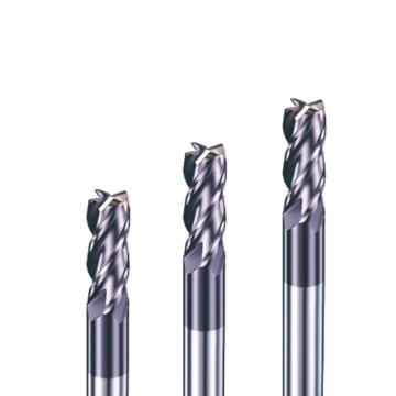 Custom Long Shank 4 Flutes End Mills: 3mm, 4mm, 6mm, 8mm - DHE0404