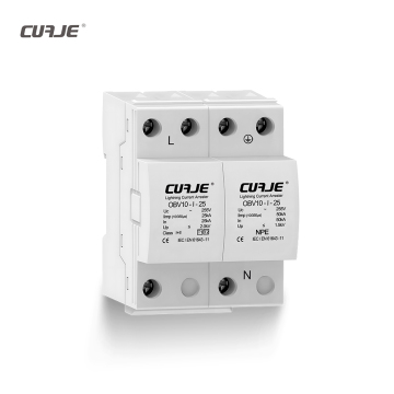220V Surge Protection Device 25kA/100kA Class I Surge Arrester