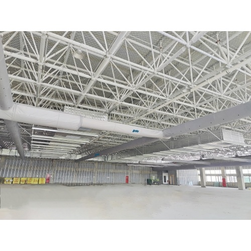 Fabric Air Ducts in the Comprehensive Training Hall