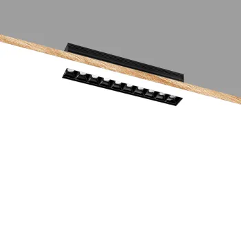 SCON Recessed Anti Glare Strobe LED Linear Light Fixture