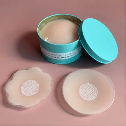 Invisible Reusable Silicone Nipple Stickers for Chest and Bra
