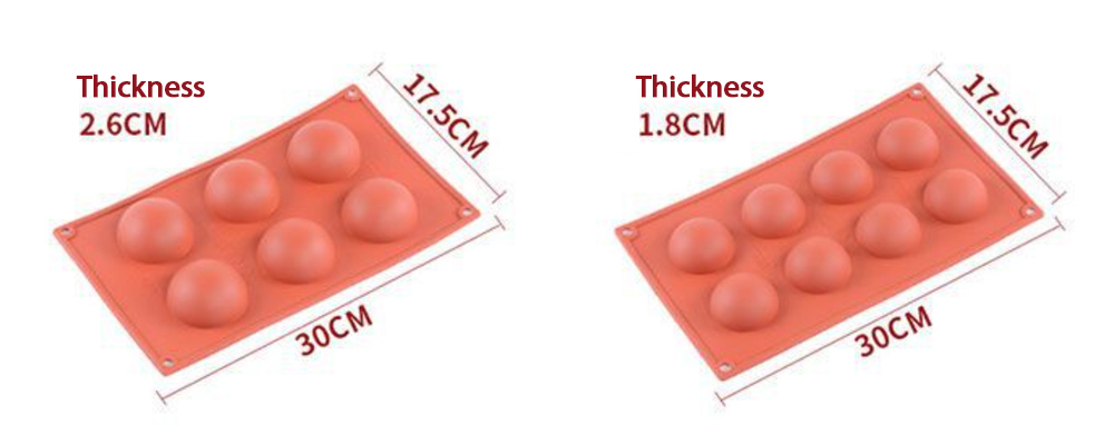 Half Spheres Silicone Baking Mold (4)