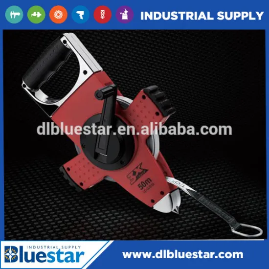 3X fast retractable open reel fibreglass tape measure