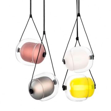 Colorful European Style Crystal Glass Pendant Lamp