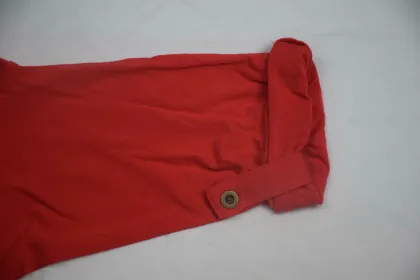 women casual one piece dress red color /women casual Dress / designer one piece dress