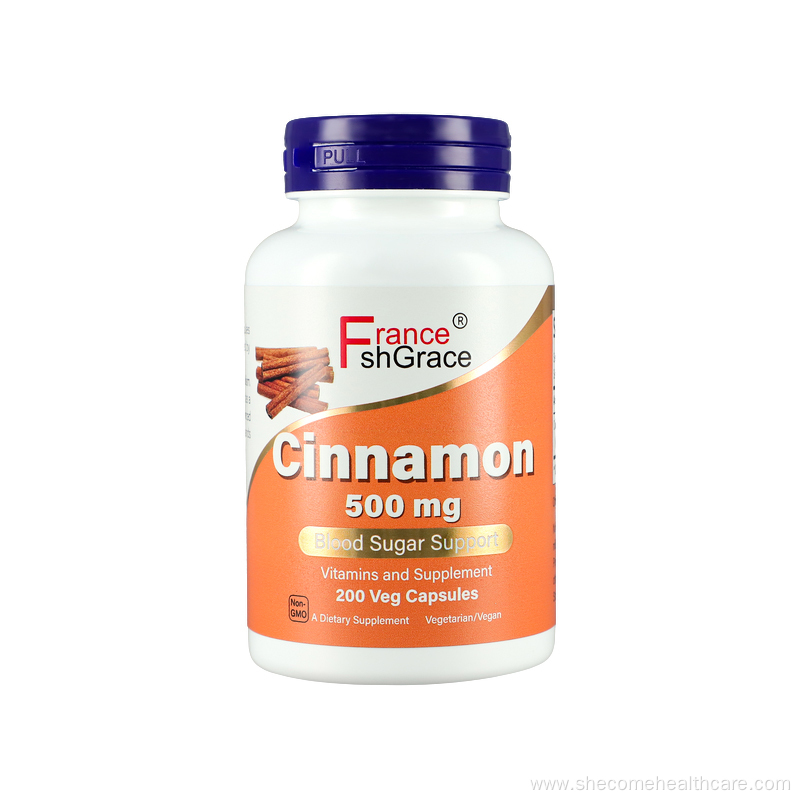Cinnamon Non-GMO Healthy Glucose Metabolism Cinnamon capsule