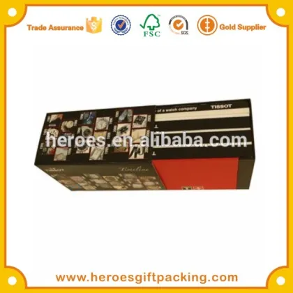 Trade Assurance Custom Creative Paper Box Tissot Brand Watch Paper Box