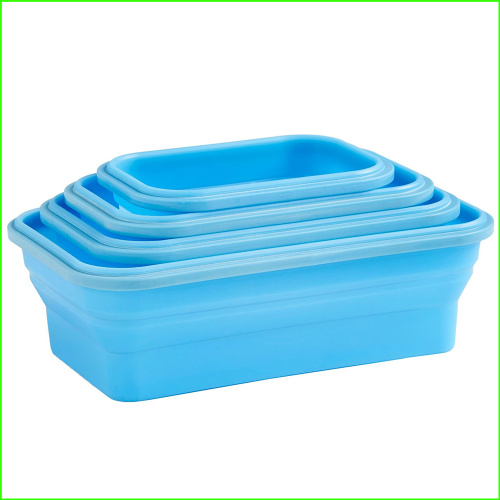 New Design Silicone Folding Lunch Box