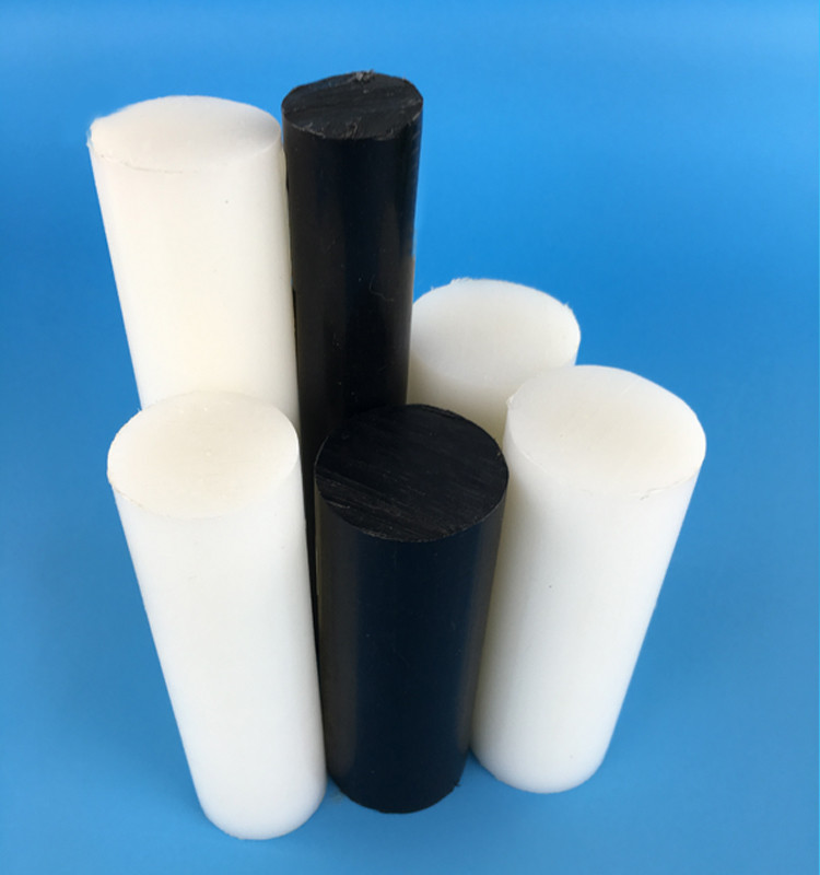 Ochoos Plastic Solid Rods Nylon Rod PA6/PA66 High Wear-Resistant Stick White Size 100mm Length 50mm Diameter 