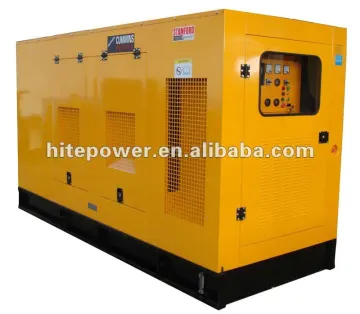 Low noise level silent diesel generator set