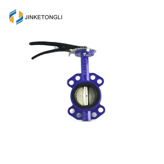 JKTLWD043 resilient seat cast iron large butterfly valves