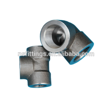 F11 F12 F22 stainless steel SW ASME B16.11 forged tee 3000#/6000#/9000#