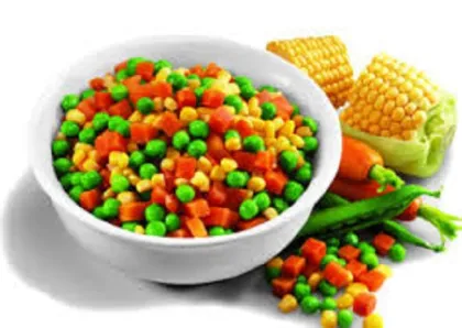 Steaming Frozen Mixed Vegetables