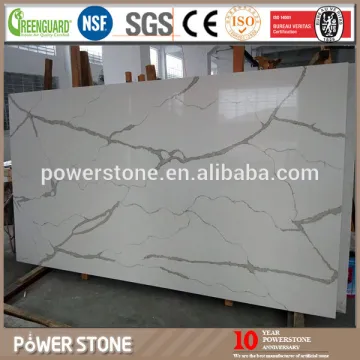 Top Quality Artificial White Quartz Calacatta Stone