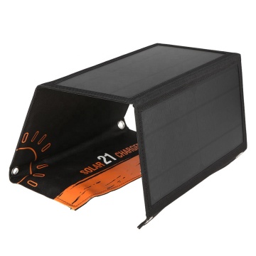 Sunpower Dual USB Solar Charger: Waterproof Portable Power Bank for Hiking and Camping