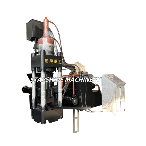 Bricchettatrice per trucioli di alluminio Macchina per la produzione di bricchette