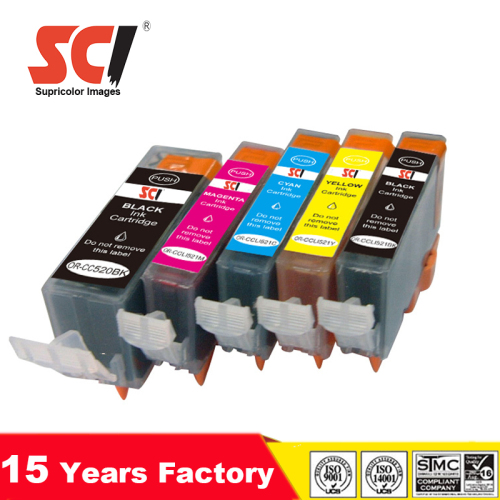 Edible Ink Cartridge for PGI520 CLI521 PGI-520 CLI-521with ARC chips