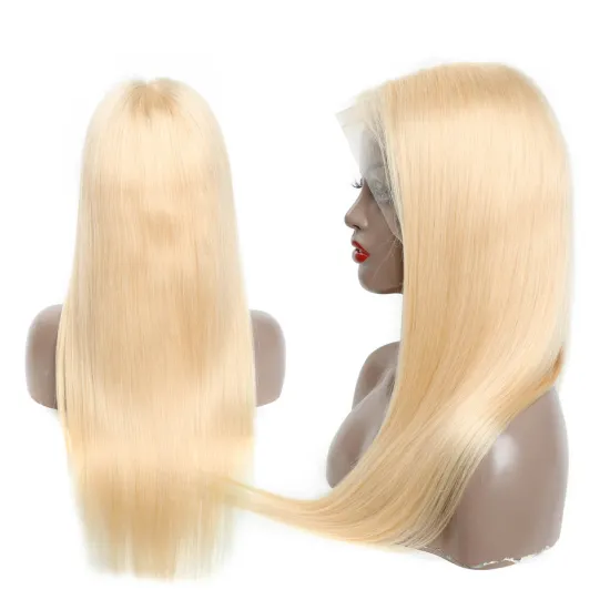 150% Density 40 Inch 613 Full Lace Wig Human Hair Wigs Cuticle Aligned Virgin Hair 13X4 Honey Blonde Body Wave Lace Front Wigs