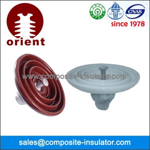 HV porcelain suspension insulator