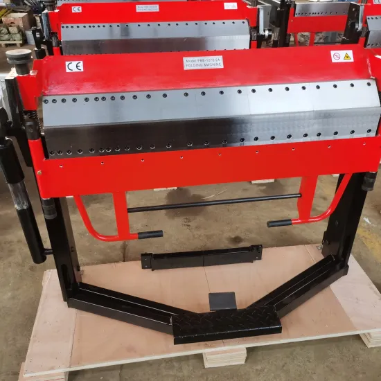 Manual Metal Folding Brake Machine PBB1020/2.5 PBB1270/2 with CE - Best Price