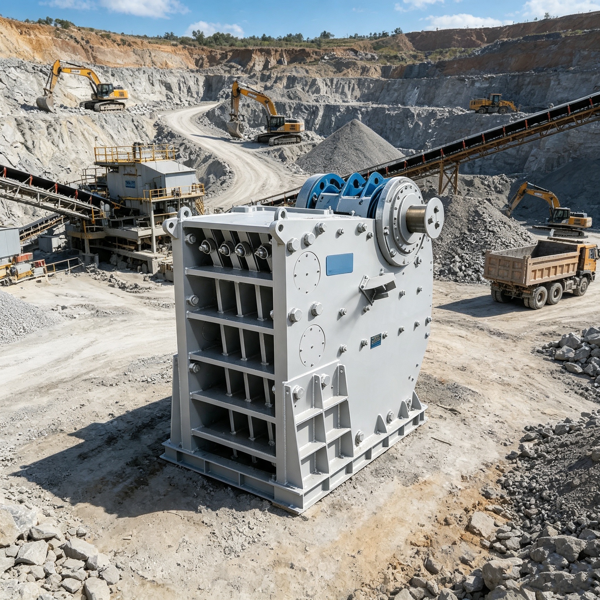 Jaw Crusher overseas aggregate project turnkey service