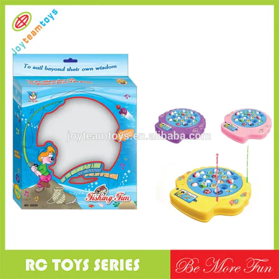 New Plastic Magnetic Fishing Game Toys with light and music