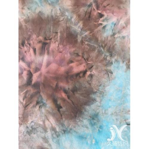 Brushed Tie Dye DTY stickat tyg
