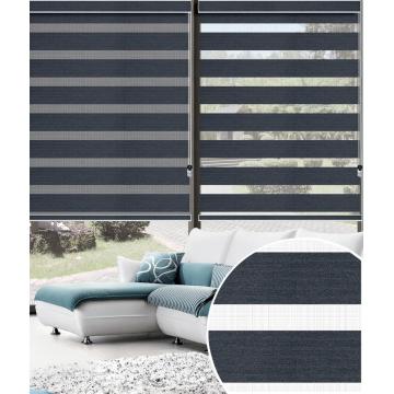 Double Layer Design Zebra Roller Blinds Shading