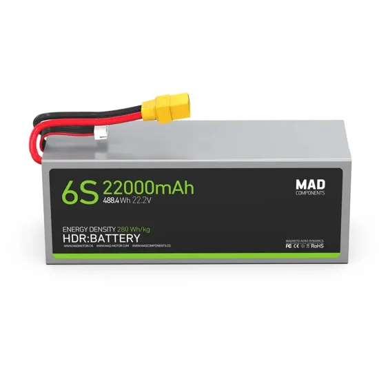 High-Power MAD 6S 22Ah Lithium Battery for Drones: Lightweight and Solid State Construction