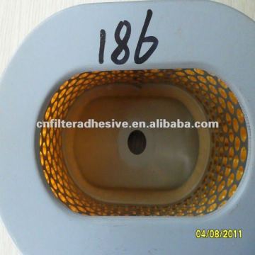 two parts of auto filter adhesive