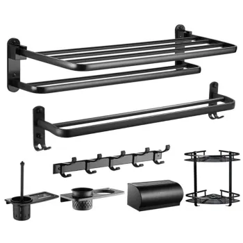 2024 Luxury Black Bathroom Accessories: Elevating Your Toilet Décor