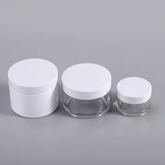 Pet Plastic Jar Packaging for Lotion Cream