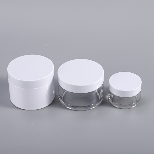 Pet Plastic Jar Packaging for Lotion Cream