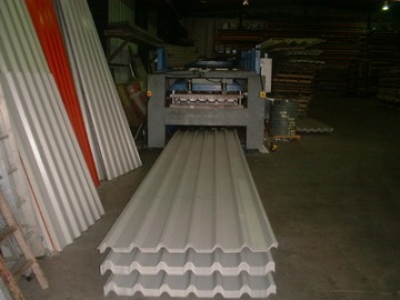 Industrial 6 Aluminium Roof Sheet Corrugating Machine For Sale