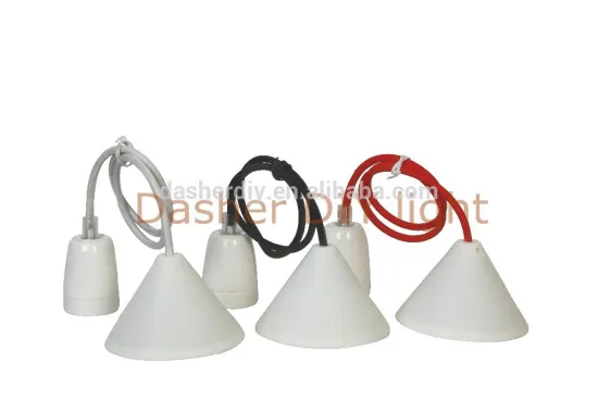 PVC ceramic pendant lamp
