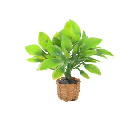 Dolls House Miniature Resin Garden FlowerPot with Flower