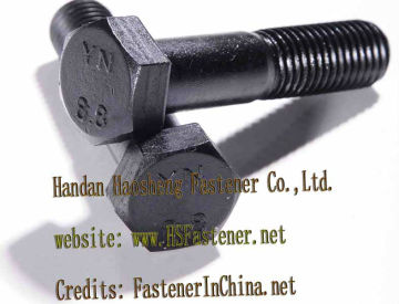 carbon steel hex bolts and nuts (OEM ISO9001)